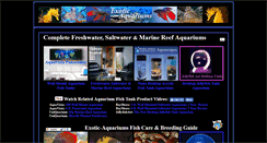 Desktop Screenshot of exotic-aquariums.com