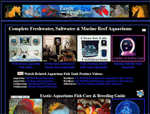 Tablet Screenshot of exotic-aquariums.com